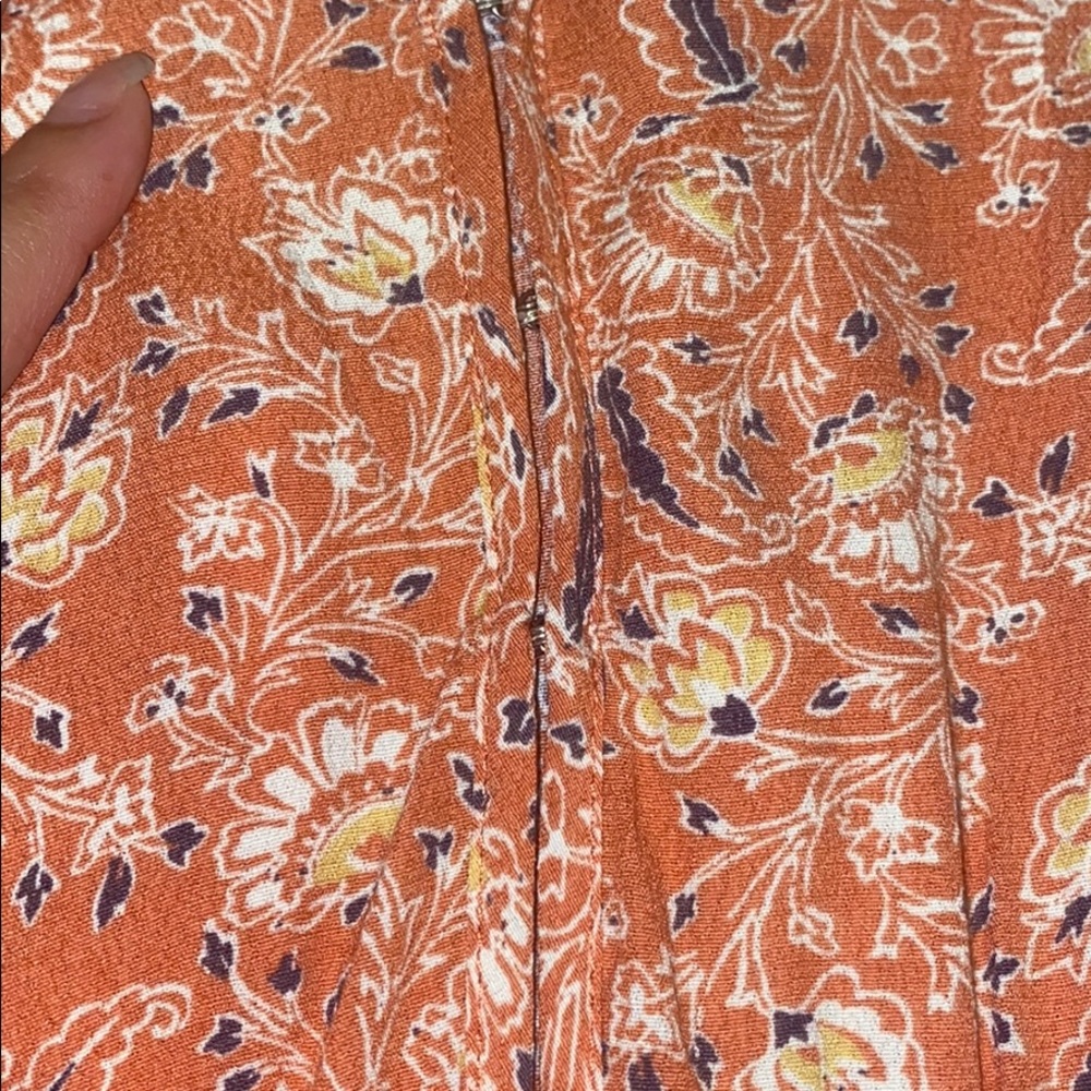 Altar'd State Coral Paisley Dress NWT - Picture 5 of 6